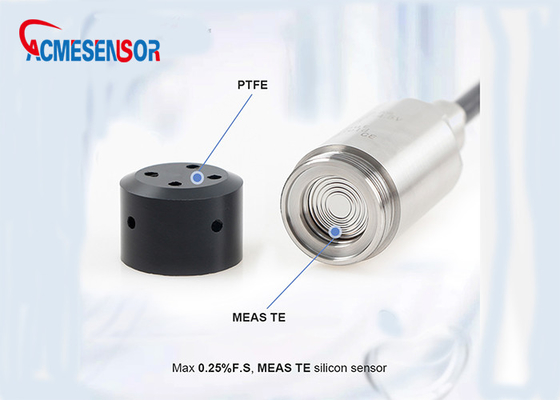 sensor nivelado submergível do transdutor do tanque de água 4 20ma